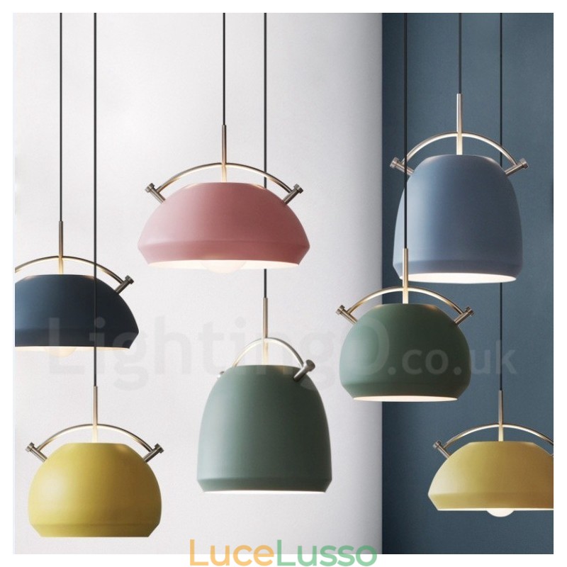 Lampada a sospensione da caffè moderna e contemporanea in stile nordico da 1 luce