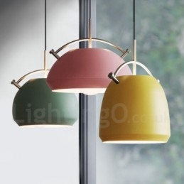 Lampada a sospensione da caffè moderna e contemporanea in stile nordico da 1 luce