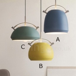 Lampada a sospensione da caffè moderna e contemporanea in stile nordico da 1 luce