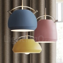 Lampada a sospensione da caffè moderna e contemporanea in stile nordico da 1 luce