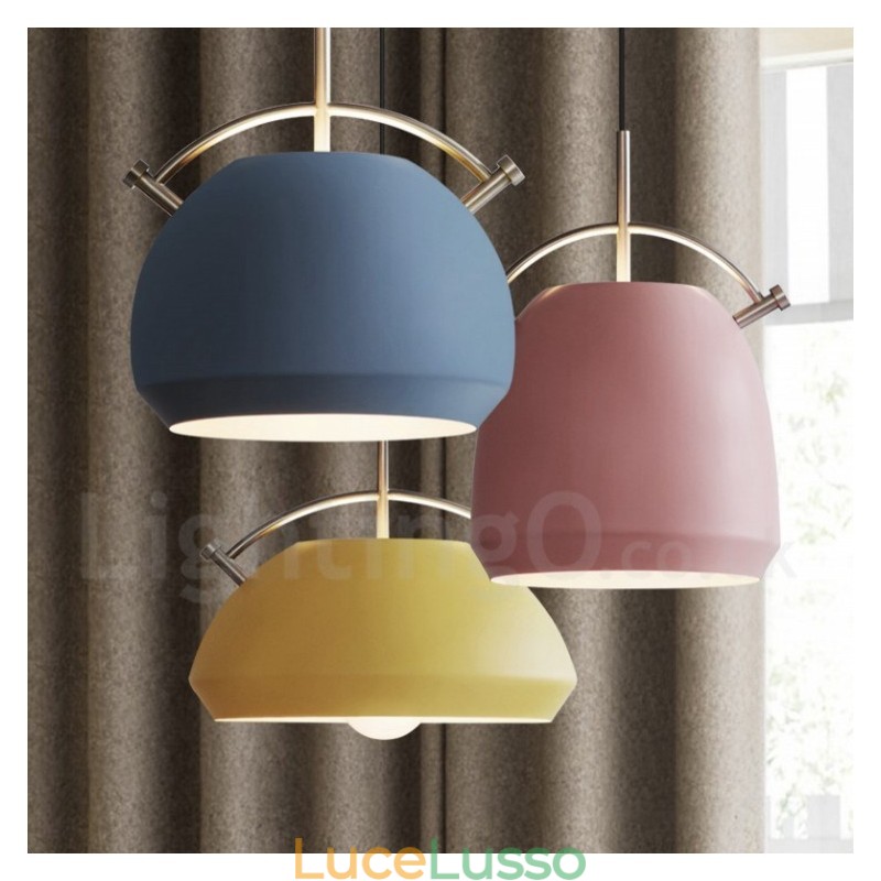 Lampada a sospensione da caffè moderna e contemporanea in stile nordico da 1 luce