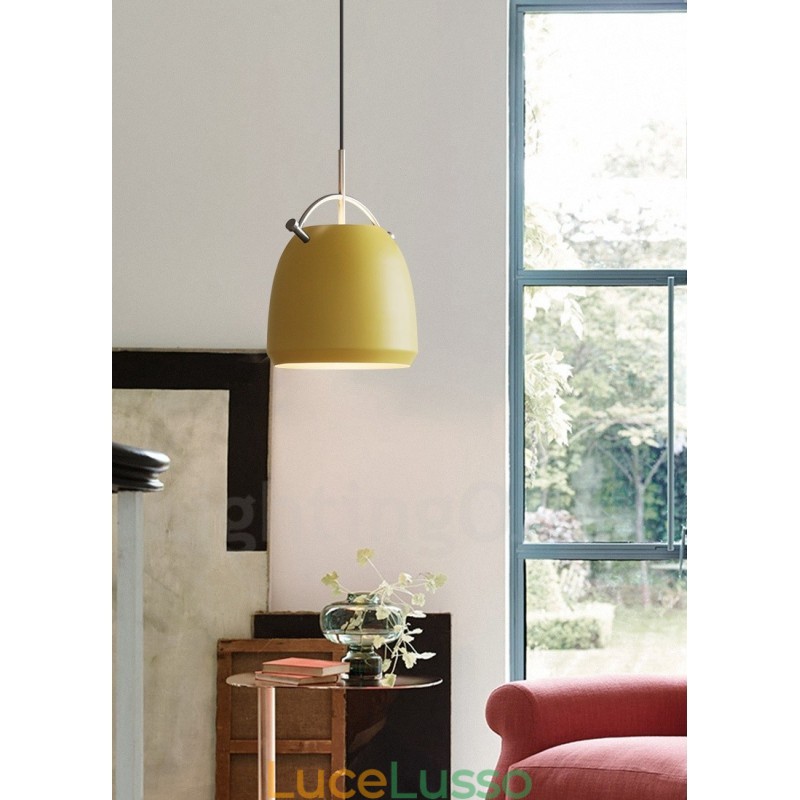 Lampada a sospensione da caffè moderna e contemporanea in stile nordico da 1 luce