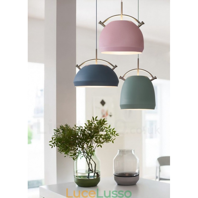 Lampada a sospensione da caffè moderna e contemporanea in stile nordico da 1 luce