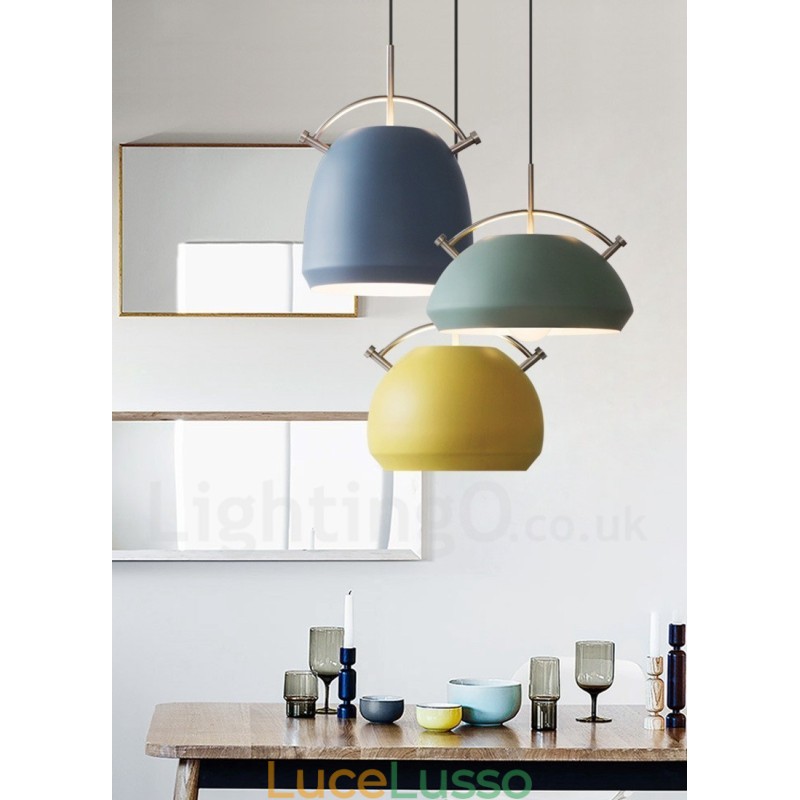 Lampada a sospensione da caffè moderna e contemporanea in stile nordico da 1 luce