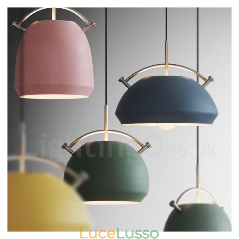 Lampada a sospensione da caffè moderna e contemporanea in stile nordico da 1 luce
