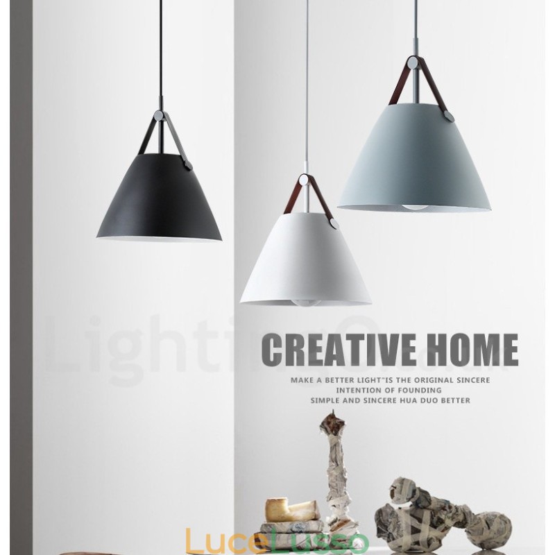 Lampada a sospensione vintage in stile nordico con 1 luce