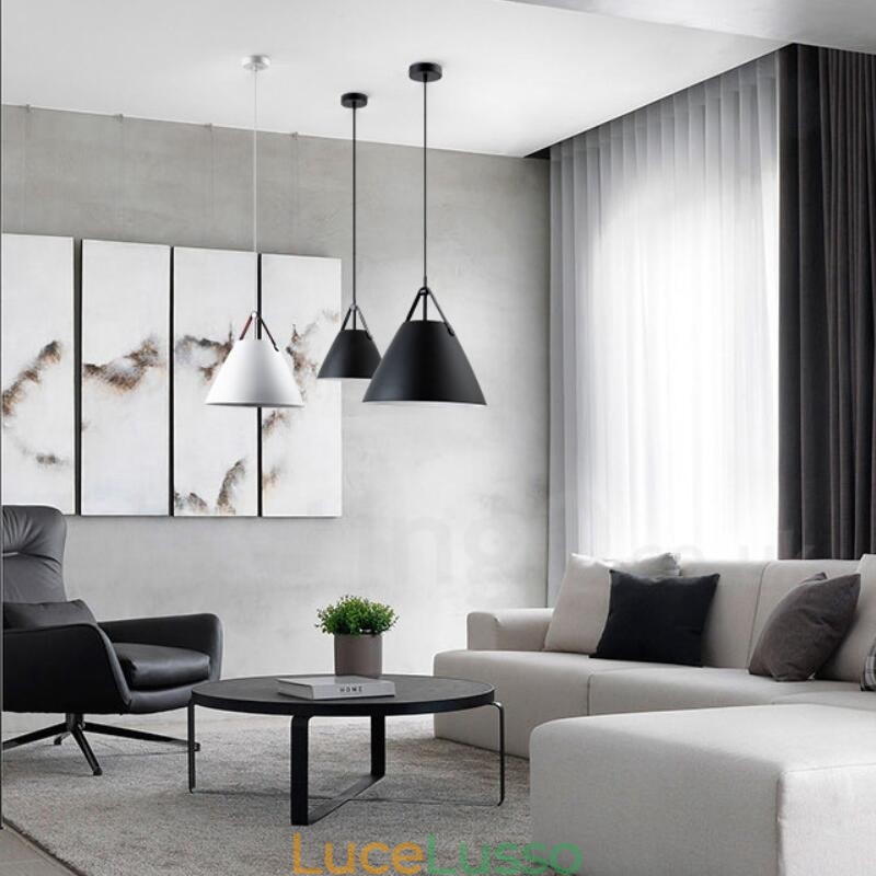 Lampada a sospensione vintage in stile nordico con 1 luce