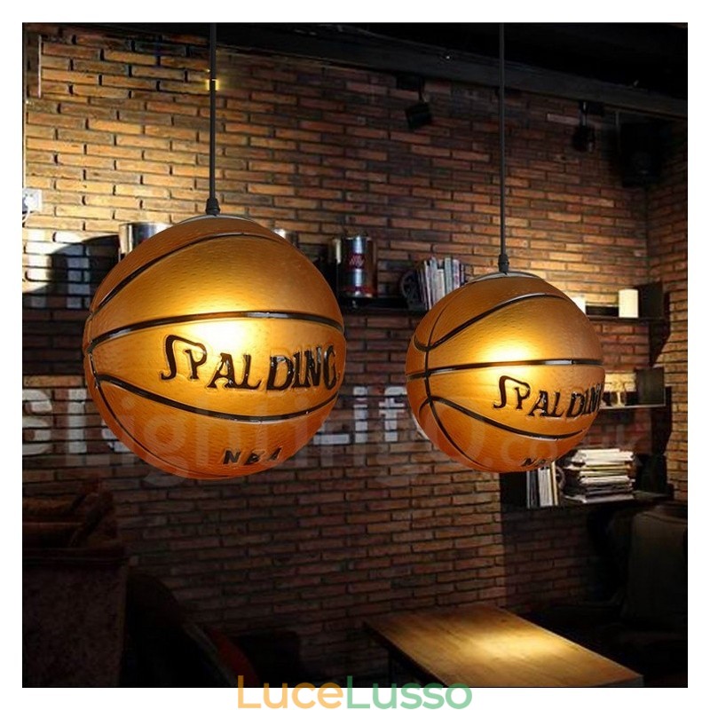 1 luce vintage moderna contemporanea lampada a sospensione con paralume in vetro da basket
