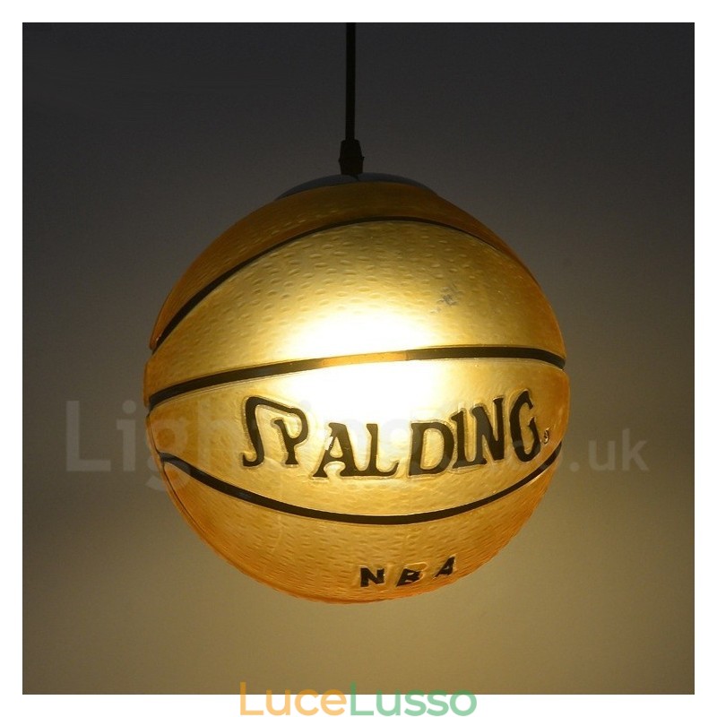 1 luce vintage moderna contemporanea lampada a sospensione con paralume in vetro da basket