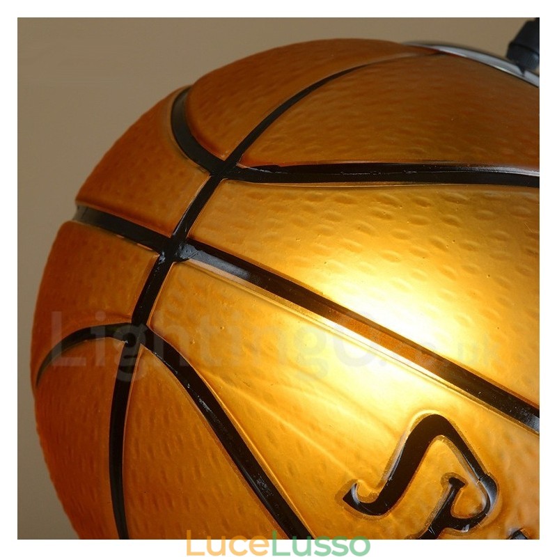 1 luce vintage moderna contemporanea lampada a sospensione con paralume in vetro da basket