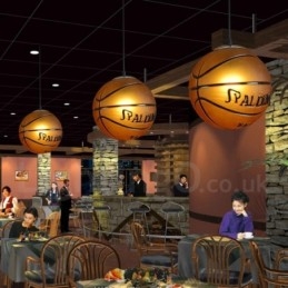 1 luce vintage moderna contemporanea lampada a sospensione con paralume in vetro da basket