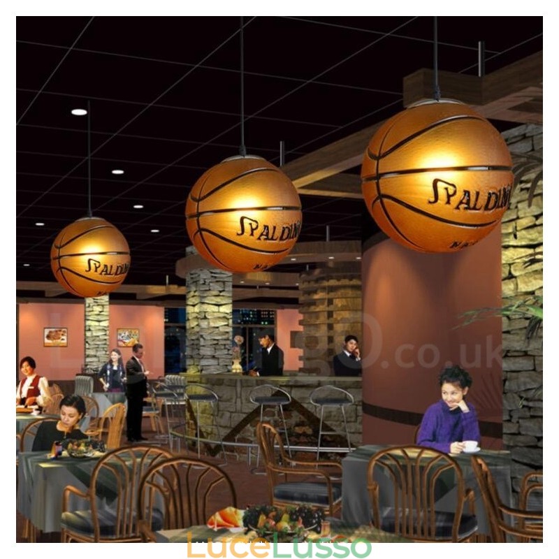 1 luce vintage moderna contemporanea lampada a sospensione con paralume in vetro da basket