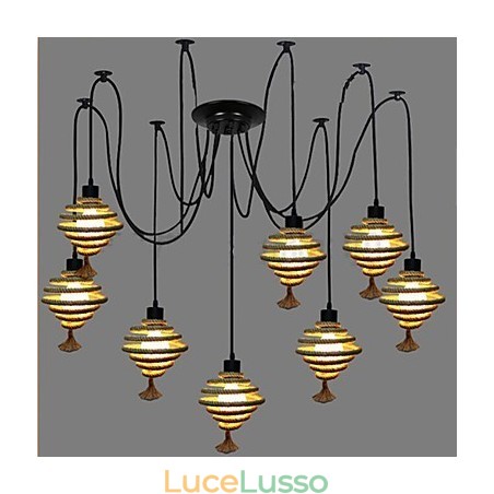 Lampadario a nido d'ape in stile retrò in stile nordico. Lampadario The Heavenly Maids Scatter Blossoms. Lampadario a nido d'ape in stile retrò in stile nordico. Lampadario The Heavenly Maids Scatter Blossoms.