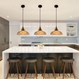 Lampada a sospensione in vetro vintage da 1 luce