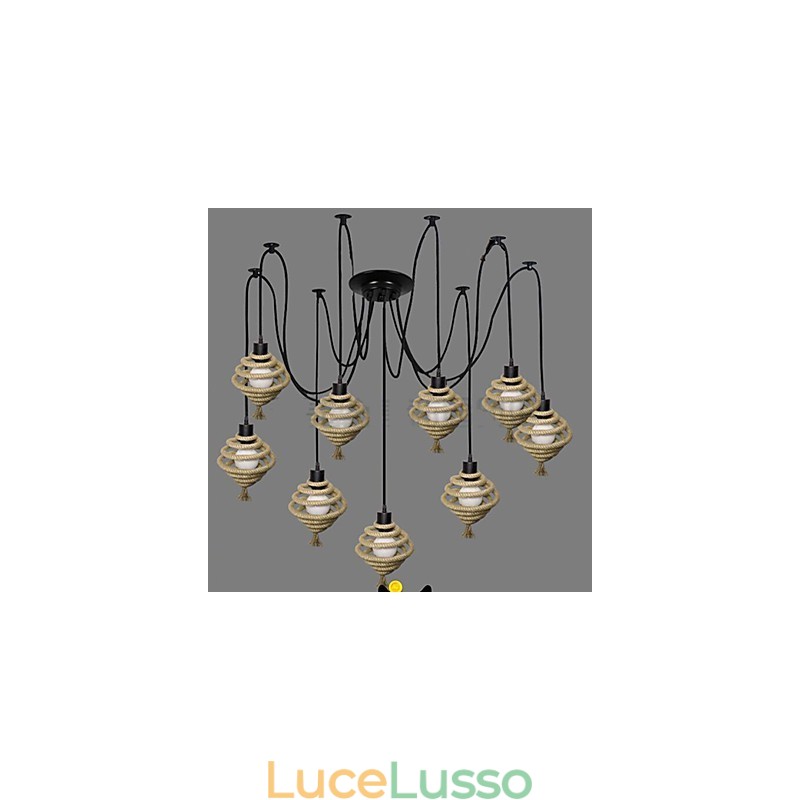 Lampadario a nido d'ape in stile retrò in stile nordico. Lampadario The Heavenly Maids Scatter Blossoms.