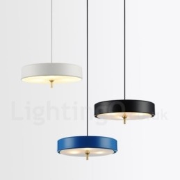 Lampada a sospensione moderna contemporanea di lusso con paralume in vetro