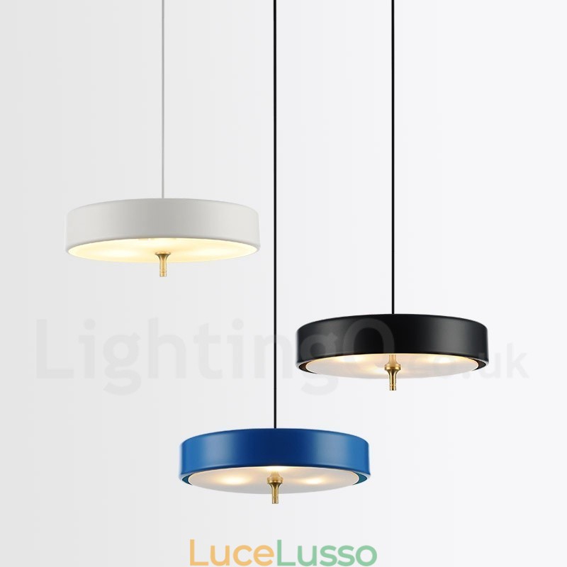 Lampada a sospensione moderna contemporanea di lusso con paralume in vetro