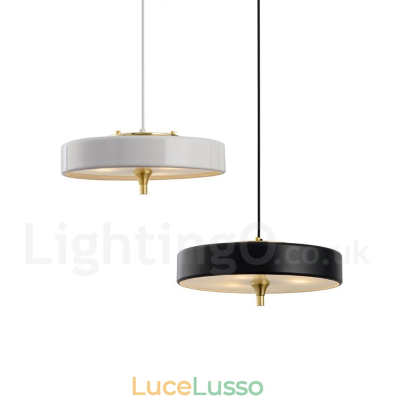 Lampada a sospensione moderna contemporanea di lusso con paralume in vetro