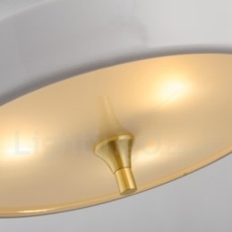 Lampada a sospensione moderna contemporanea di lusso con paralume in vetro