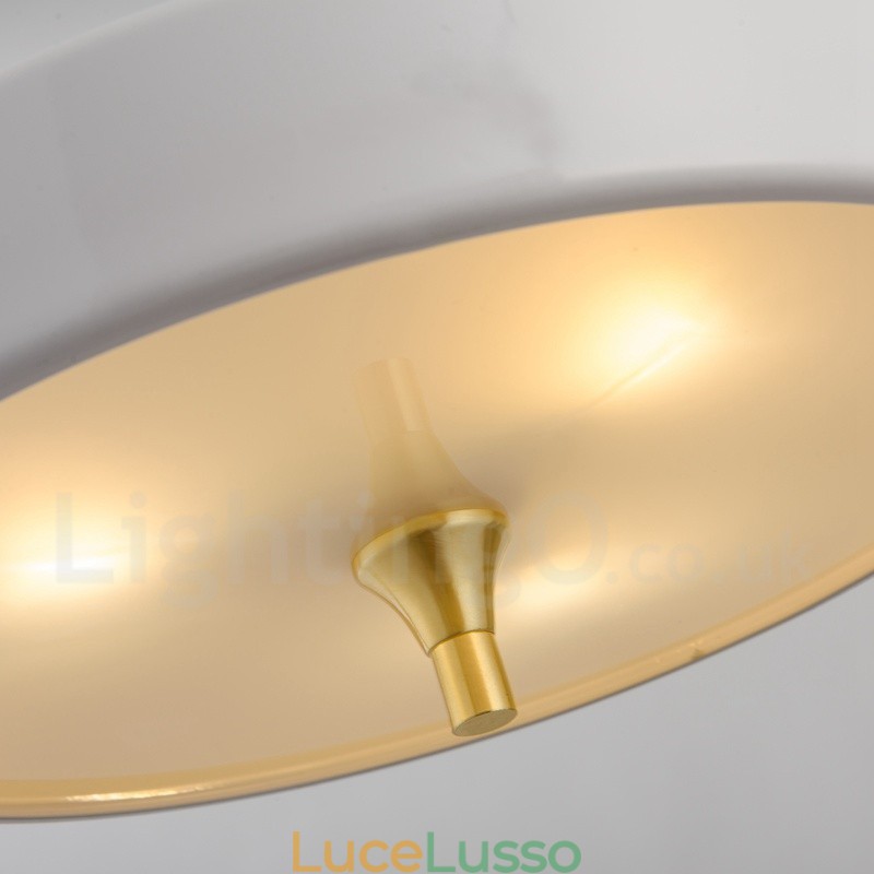 Lampada a sospensione moderna contemporanea di lusso con paralume in vetro