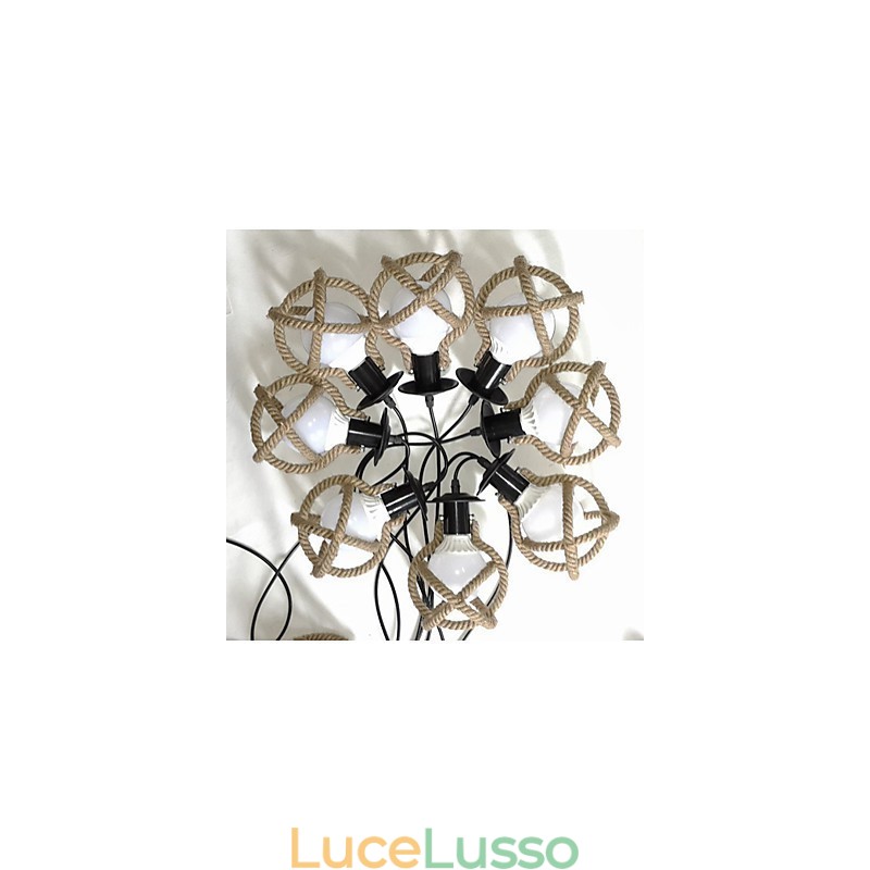 Lampada a corda Lampadario Abbigliamento lungo Creativo Le fanciulle celesti spargono fiori. Lampada ragno