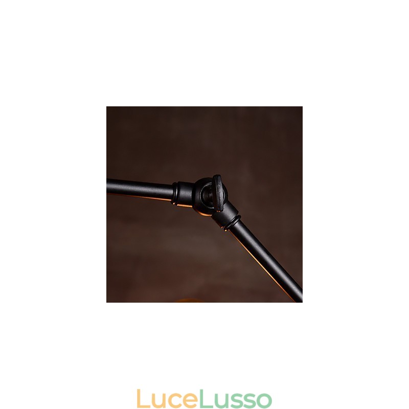 Lampadario creativo in nichel spazzolato a 8 luci