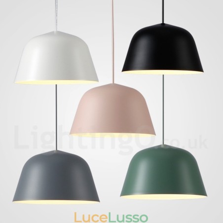 Lampada a sospensione moderna contemporanea in acciaio con paralume in lega di alluminio Lampada a sospensione moderna contemporanea in acciaio con paralume in lega di alluminio