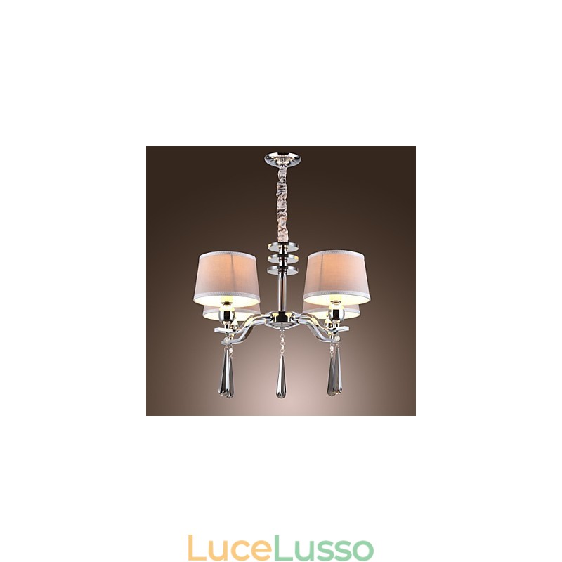 Lampadario moderno contemporaneo tradizionale classico rustico lodge vintage isola cristallo metallo cromato