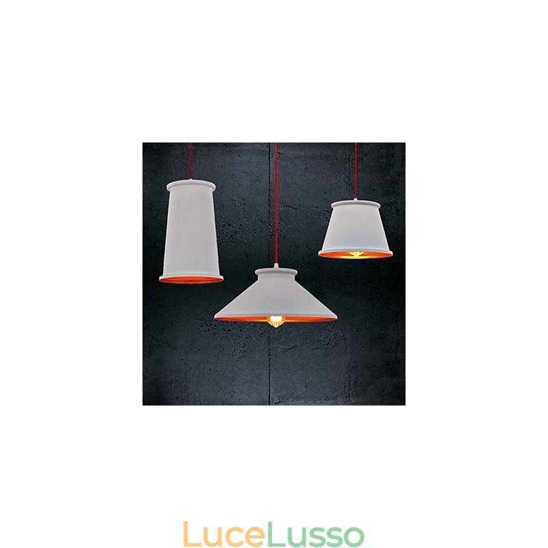 Lampadario Mini Stile Moderno Contemporaneo Metallo 3 Luci Lampada a Sospensione