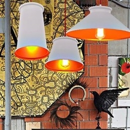 Lampadario Mini Stile Moderno Contemporaneo Metallo 3 Luci Lampada a Sospensione