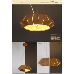 Lampadario Country Legno Bambù
