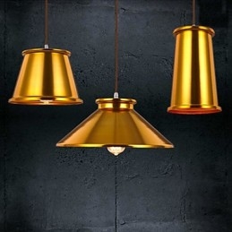 Lampadario Mini Stile Moderno Contemporaneo Metallo 3 Luci Lampada a Sospensione
