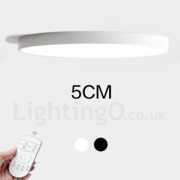 Plafoniere da soffitto in stile nordico moderno contemporaneo dimmerabili ultra sottili con paralume in acrilico con telecomando, utilizzabili anche come applique