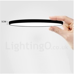 Plafoniere da soffitto in stile nordico moderno contemporaneo dimmerabili ultra sottili con paralume in acrilico con telecomando, utilizzabili anche come applique