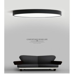 Plafoniere da soffitto in stile nordico moderno contemporaneo dimmerabili ultra sottili con paralume in acrilico con telecomando, utilizzabili anche come applique