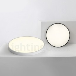Plafoniere da soffitto in stile nordico moderno contemporaneo dimmerabili ultra sottili con paralume in acrilico con telecomando, utilizzabili anche come applique