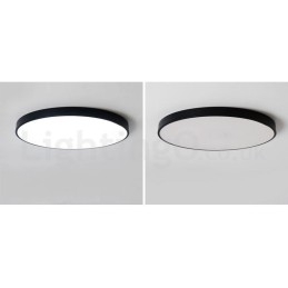 Plafoniere da soffitto in stile nordico moderno contemporaneo dimmerabili ultra sottili con paralume in acrilico con telecomando, utilizzabili anche come applique