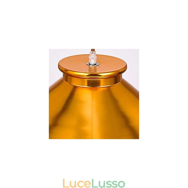 Lampadario Mini Stile Moderno Contemporaneo Metallo 3 Luci Lampada a Sospensione