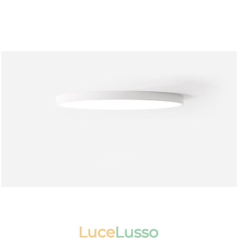 Plafoniere da soffitto in stile nordico moderno contemporaneo dimmerabili ultra sottili con paralume in acrilico con telecomando, utilizzabili anche come applique
