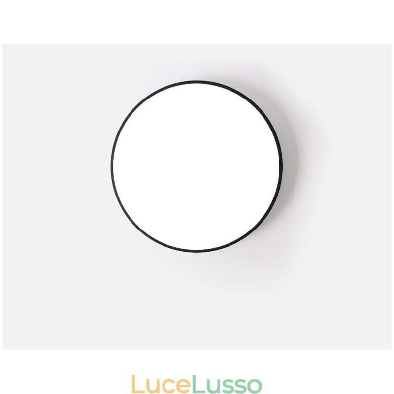 Plafoniere da soffitto in stile nordico moderno contemporaneo dimmerabili ultra sottili con paralume in acrilico con telecomando, utilizzabili anche come applique