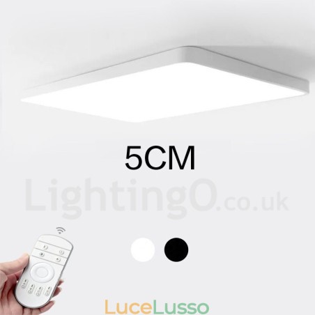 Plafoniere da soffitto dimmerabili in stile nordico moderno e contemporaneo con paralume in acrilico e telecomando Plafoniere da soffitto dimmerabili in stile nordico moderno e contemporaneo con paralume in acrilico e telecomando