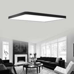 Plafoniere da soffitto dimmerabili in stile nordico moderno e contemporaneo con paralume in acrilico e telecomando