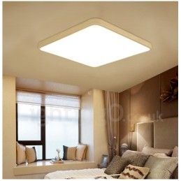 Plafoniere da soffitto dimmerabili in stile nordico moderno e contemporaneo con paralume in acrilico e telecomando