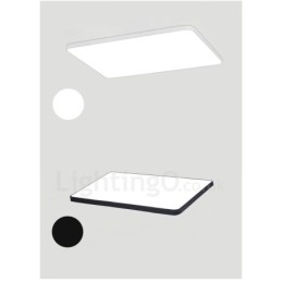 Plafoniere da soffitto dimmerabili in stile nordico moderno e contemporaneo con paralume in acrilico e telecomando