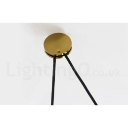 Lampada a sospensione moderna contemporanea in stile nordico con salite e discese, in rame puro, lampada da soffitto in ottone