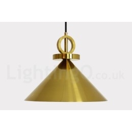 Lampada a sospensione moderna contemporanea in stile nordico con salite e discese, in rame puro, lampada da soffitto in ottone