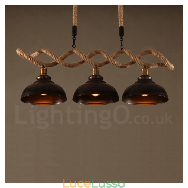 Lampada a sospensione a 3 luci da soffitto