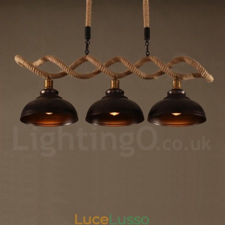 Lampada a sospensione a 3 luci da soffitto Lampada a sospensione a 3 luci da soffitto