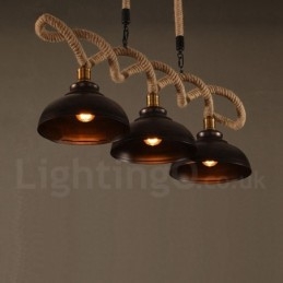 Lampada a sospensione a 3 luci da soffitto