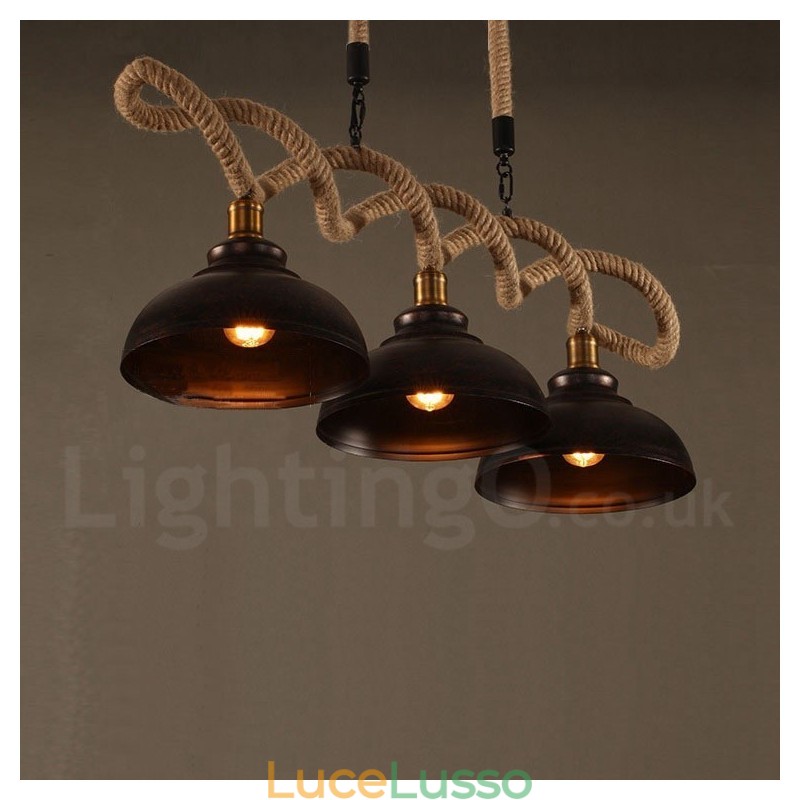 Lampada a sospensione a 3 luci da soffitto